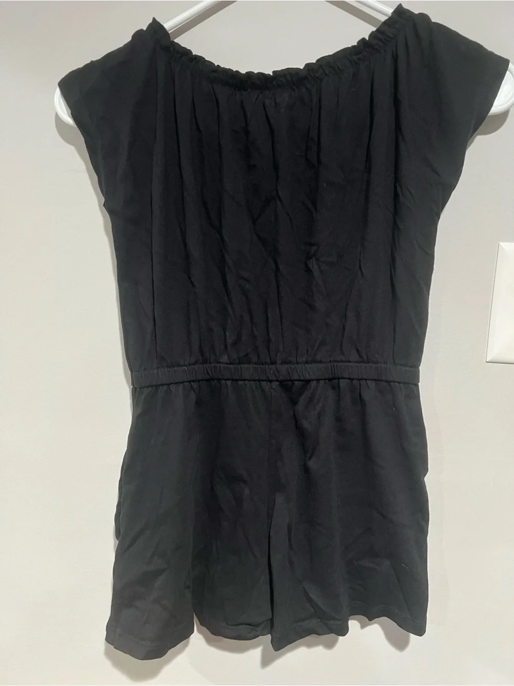 Black Girls' One-Piece Romper - Brand: Old Navy, size: M(8)